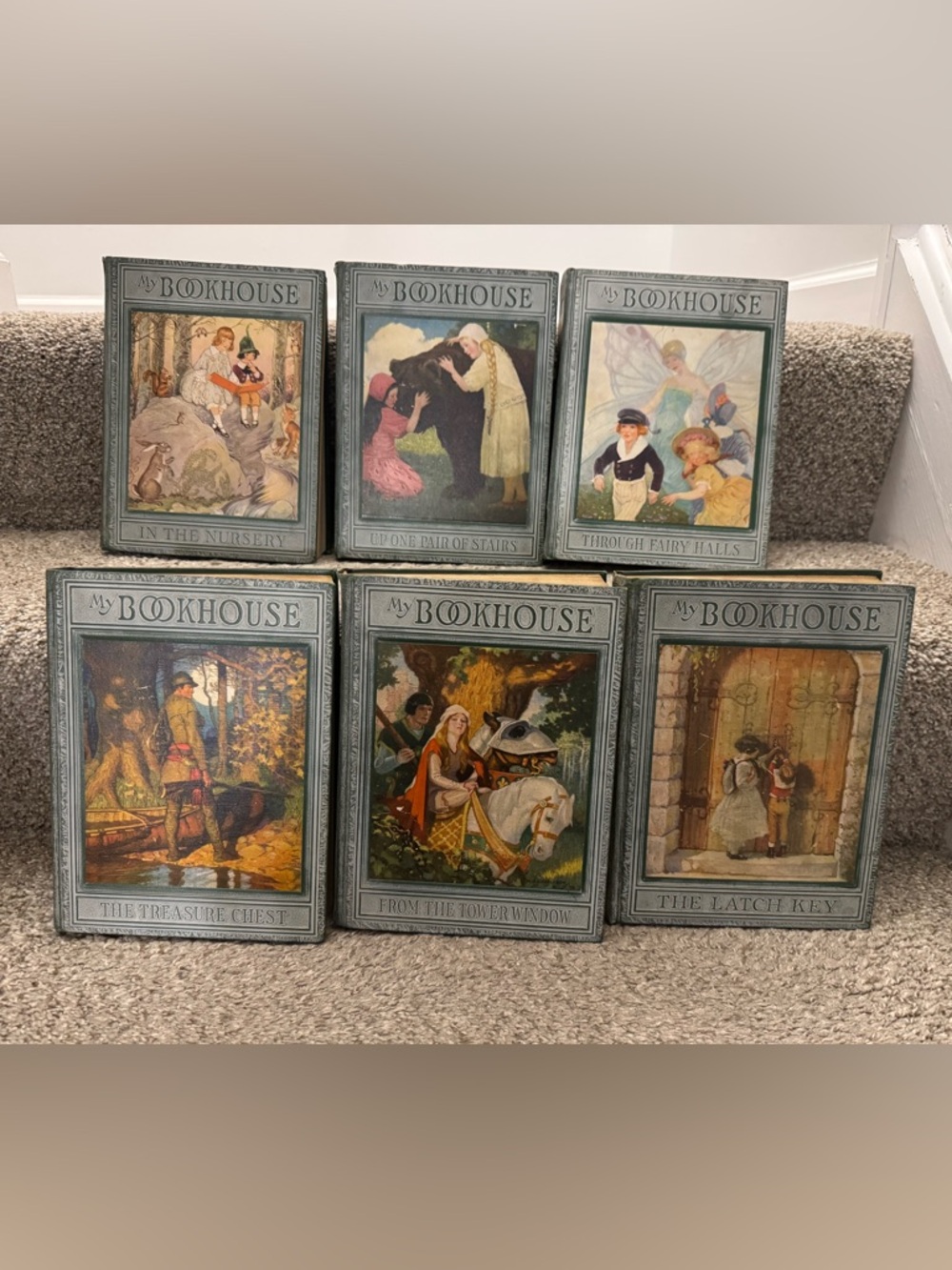My Book House Vintage Set - 6 Vol Hardcover Books Olive Beaupre Miller 1920-1927